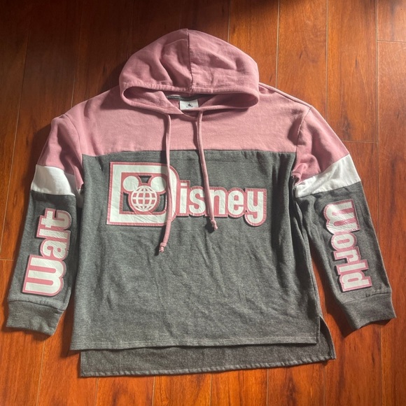 Walt Disney World Pink and Gray Pullover Hoodie for Women size XL - Picture 2 of 8